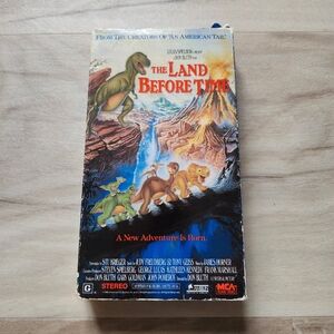 The Land Before Time VHS Tape